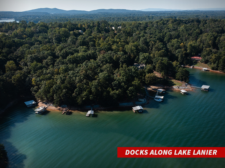docks on Lake Lanier