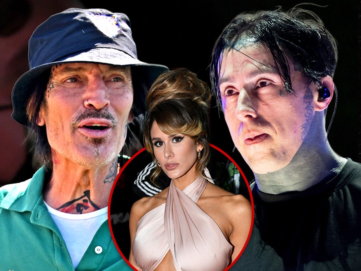 tommy lee brittany furlan ronnie radke main getty