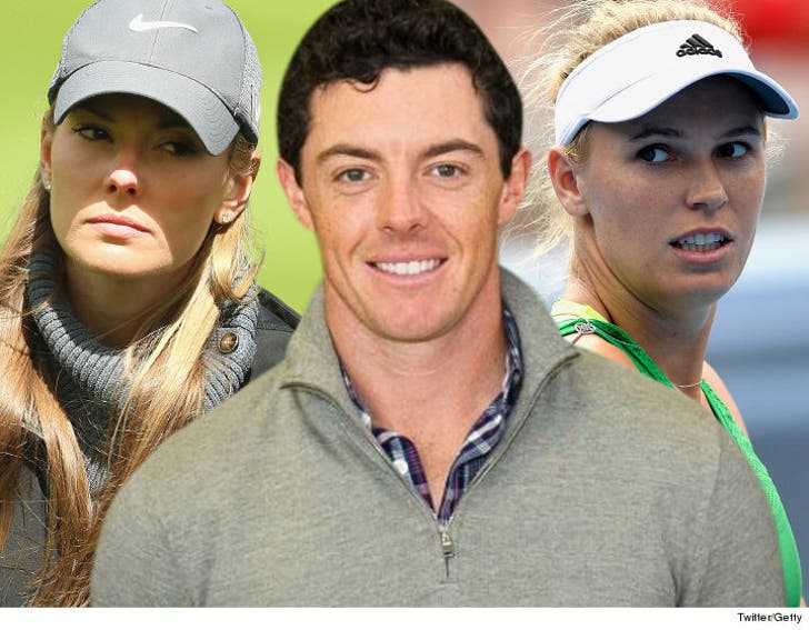 Rory McIlroy Shades Ex-GF Caroline Wozniacki Being With a Celebrity :: 0117-rory-erica-caroline-twitter-getty-9