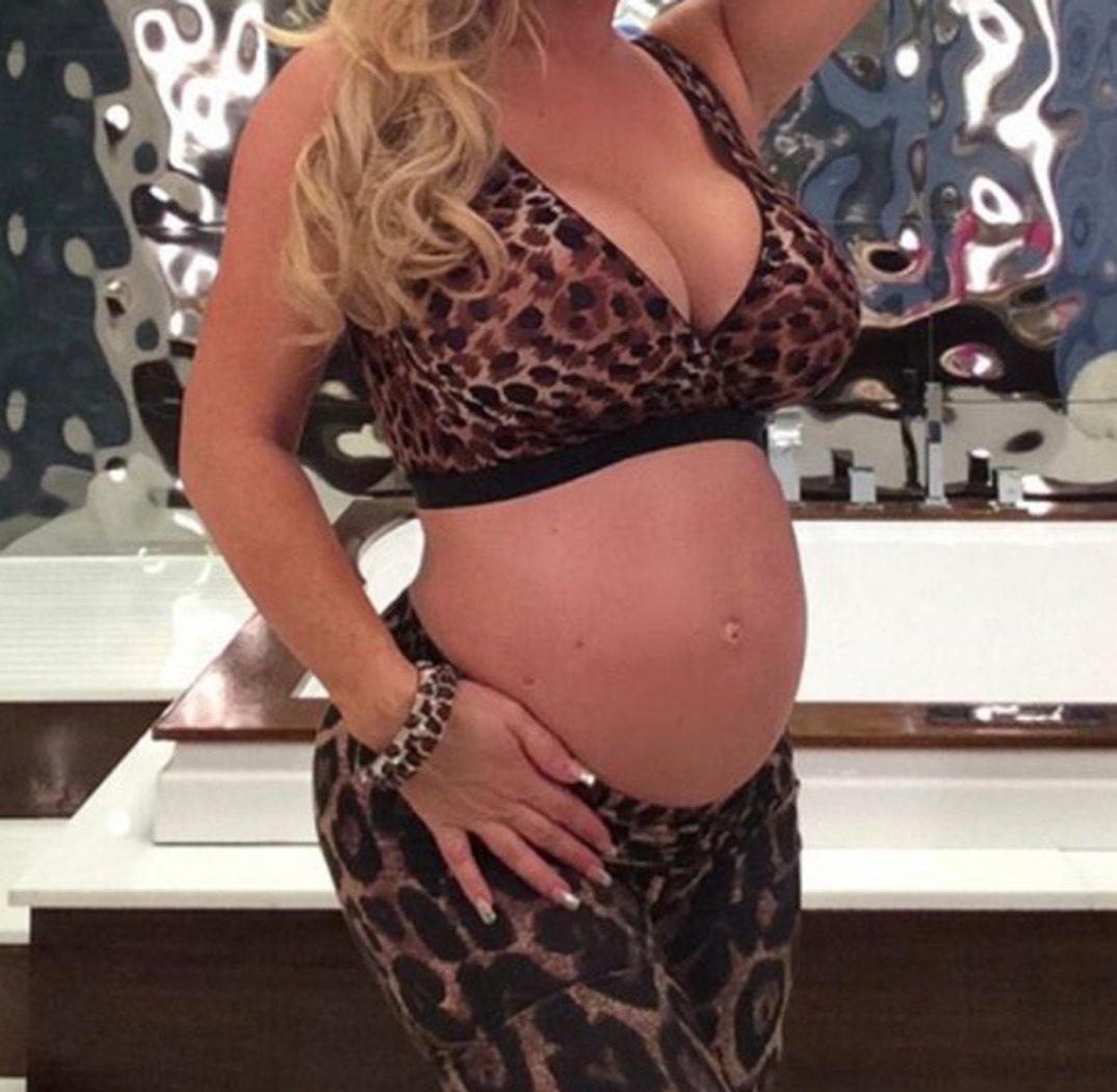 Belly-Baring Pregnant Babes -- Guess Who!