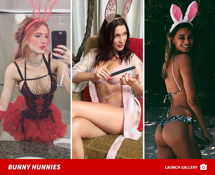Sexy Celebunnies -- Hoppy Easter!