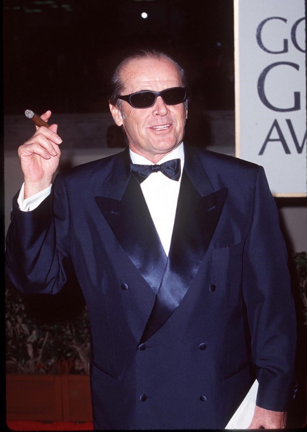 1998 -- Jack Nicholson lookin' too cool for school, smokin' his cigar at the 55th Golden Globes. This was the year before he won  the Cecil B. DeMille Award.