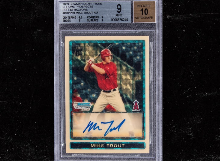 Mike Trout Signed Rookie Card Sells for $3.93 Million, Breaks Record