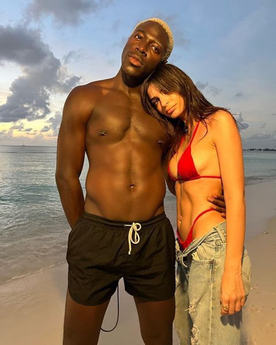 Emily Ratajkowski and Moses Sumney
