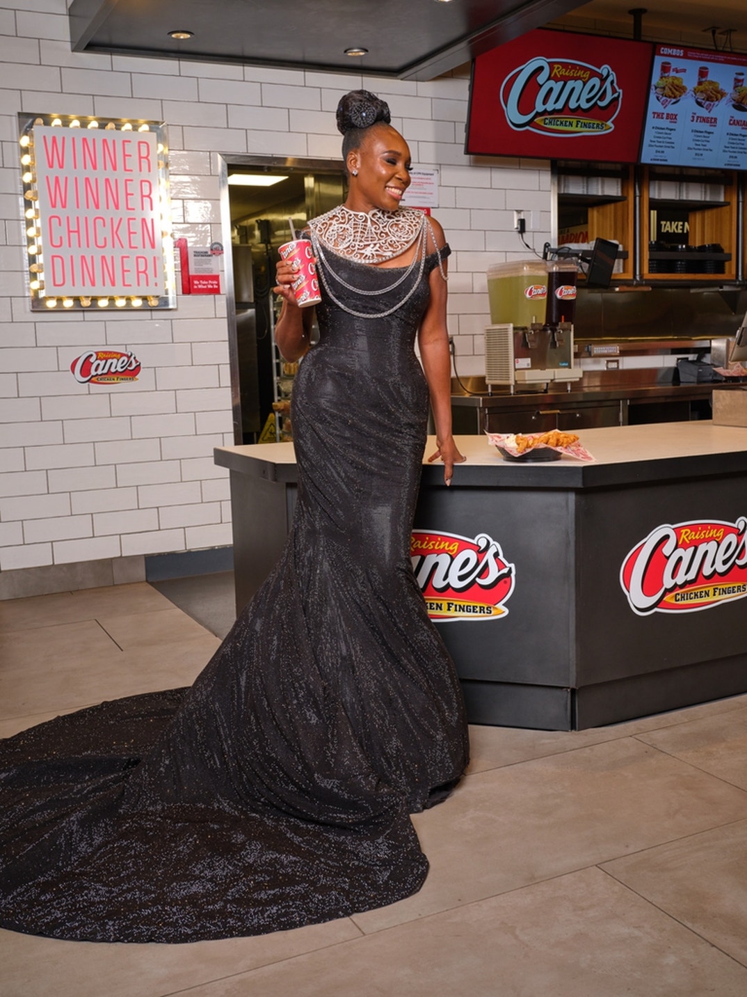 Venus Williams Raising Canes 1