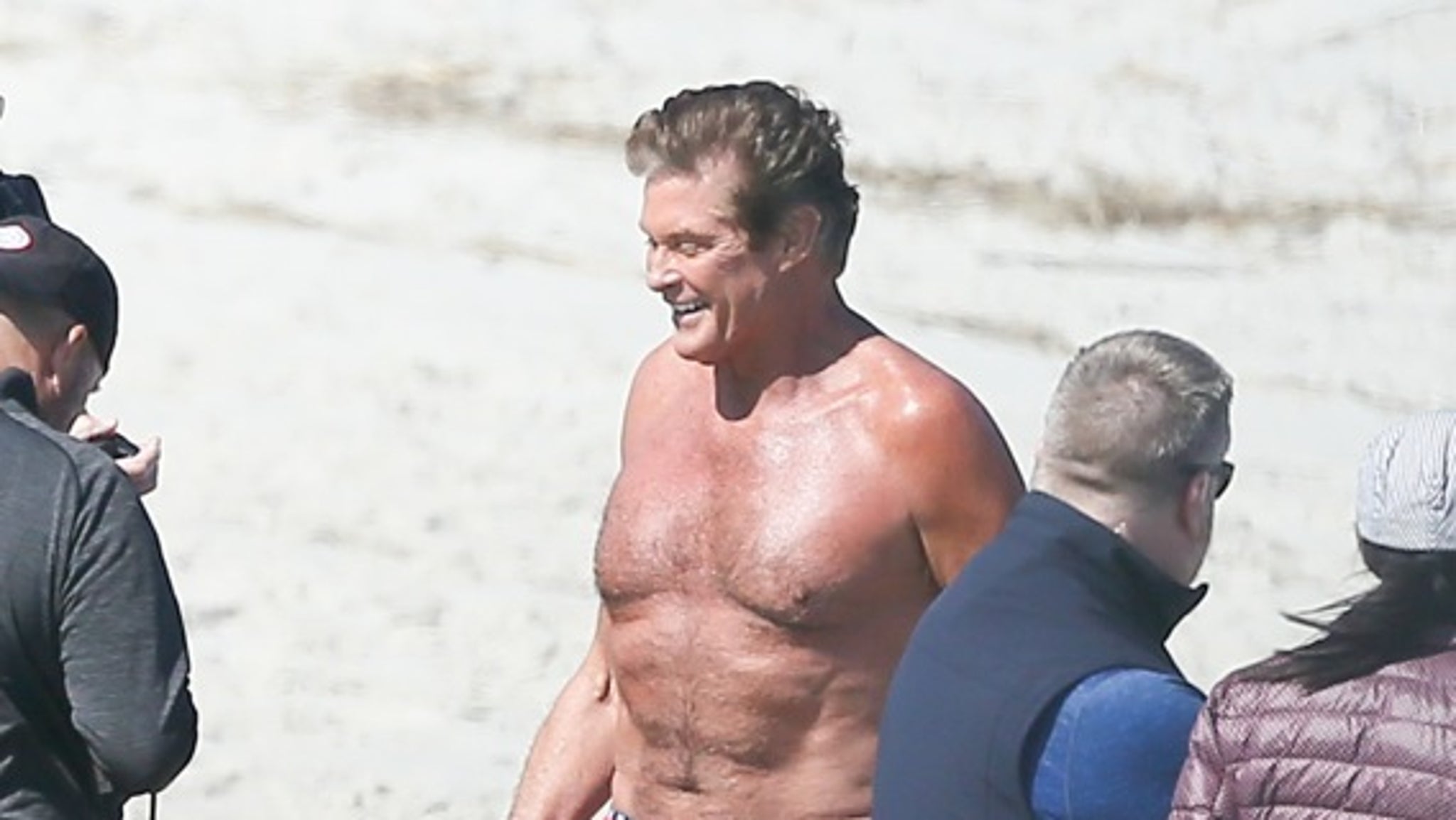 David Hasselhoff Back On The Beach For Baywatch