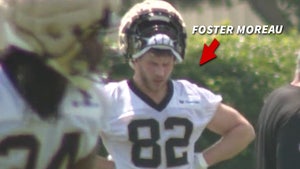 Foster Moreau Practices With Saints For First Time Since Cancer Diagnosis