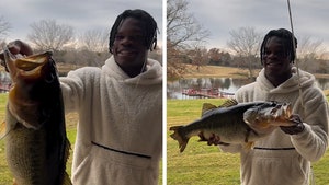 Deion Sanders Goes Crazy After Travis Hunter Catches Big Fish At 'Lake Prime'
