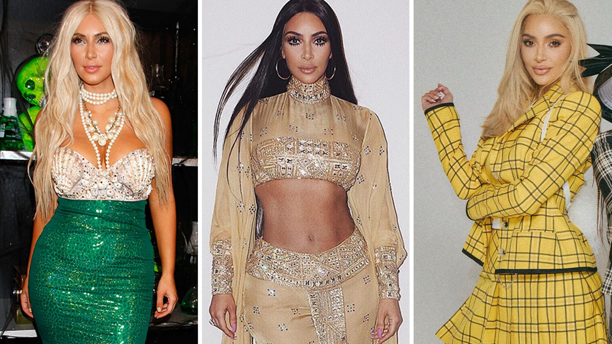 Kim Kardashian's Halloween Costumes Through The Years