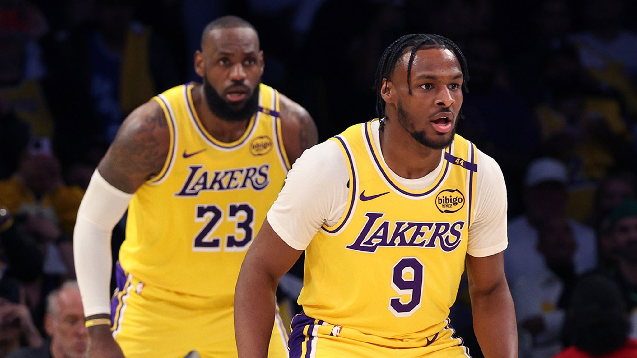 LeBron & Bronny James Make History, First Father-Son Duo To Share NBA Court