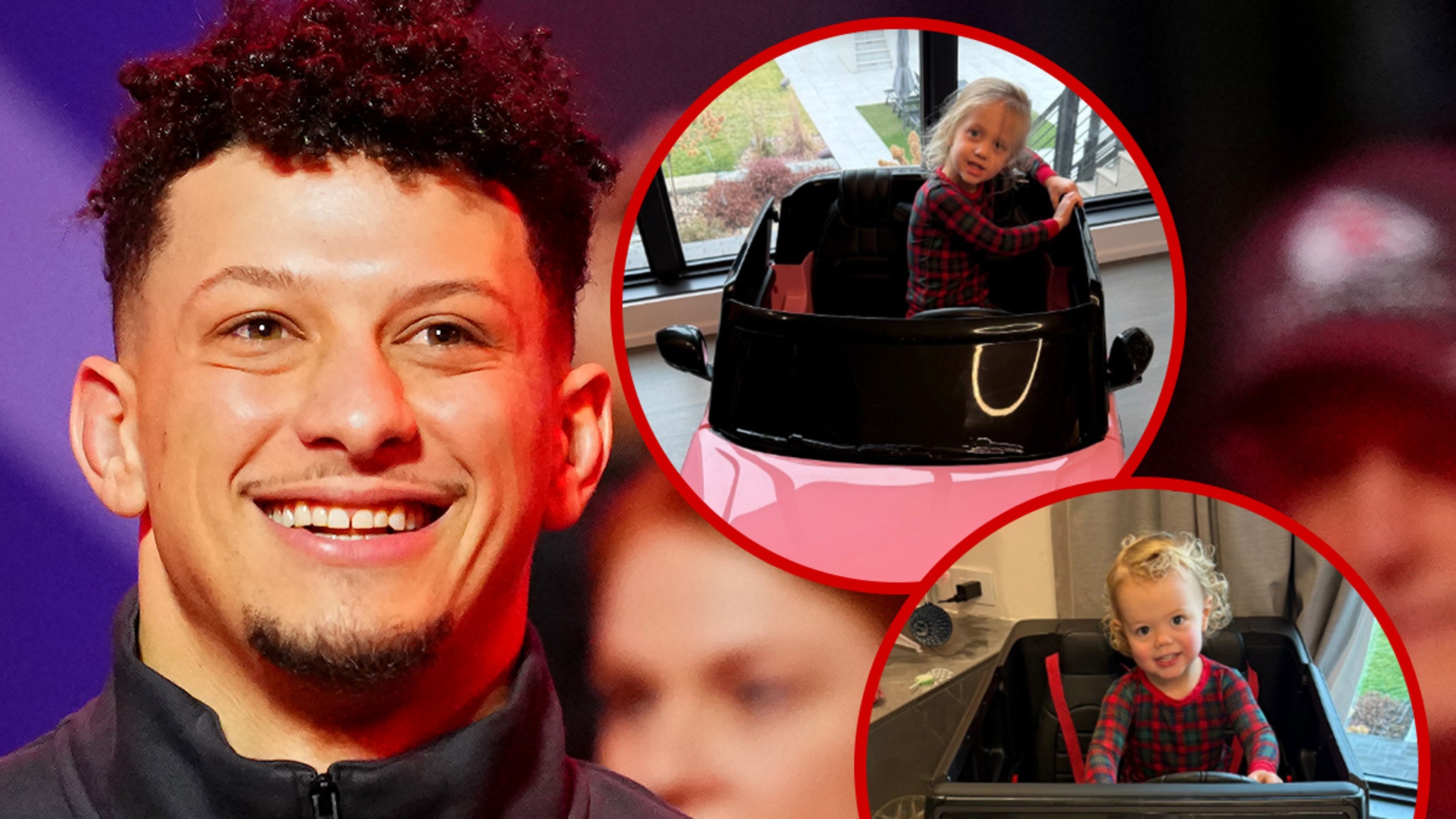 Anak-Anak Patrick Mahomes Mendapatkan Mobil Mini Untuk Natal