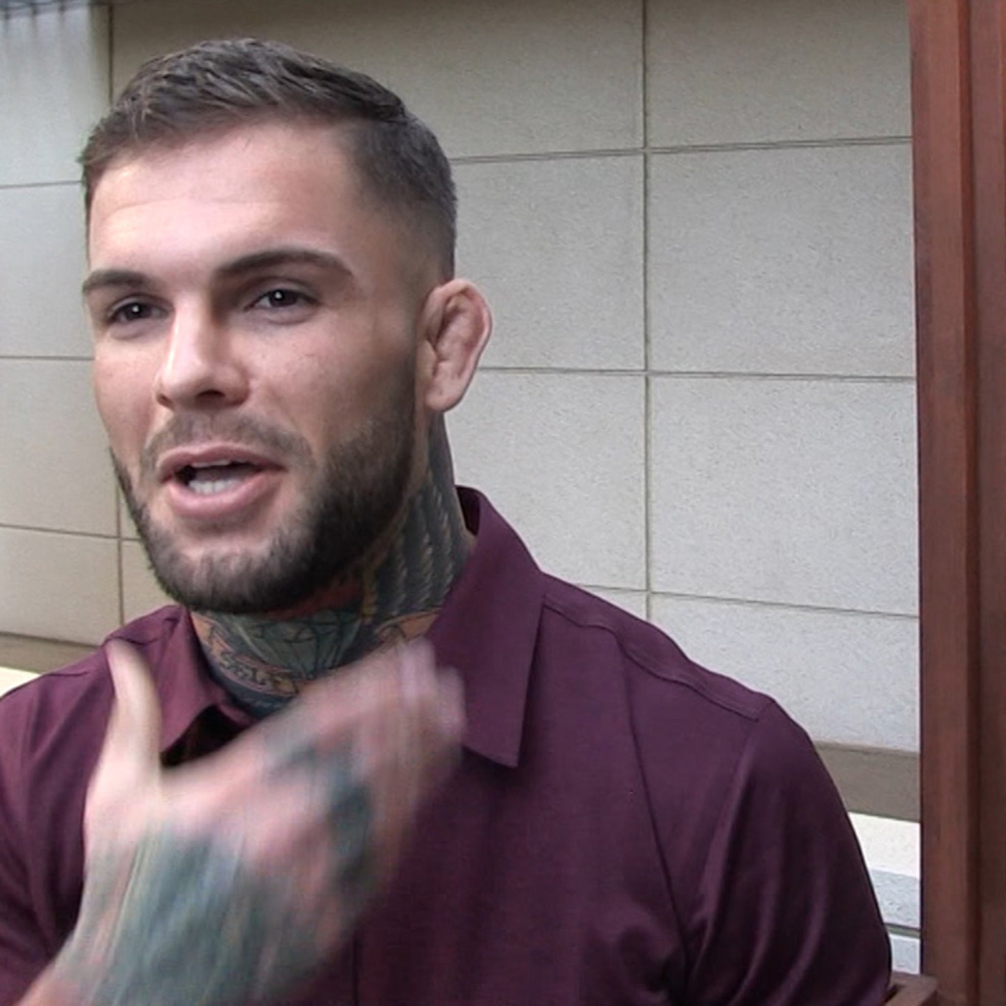 cody garbrandt -- dominic cruz's crappy beard won't protect his weak chin