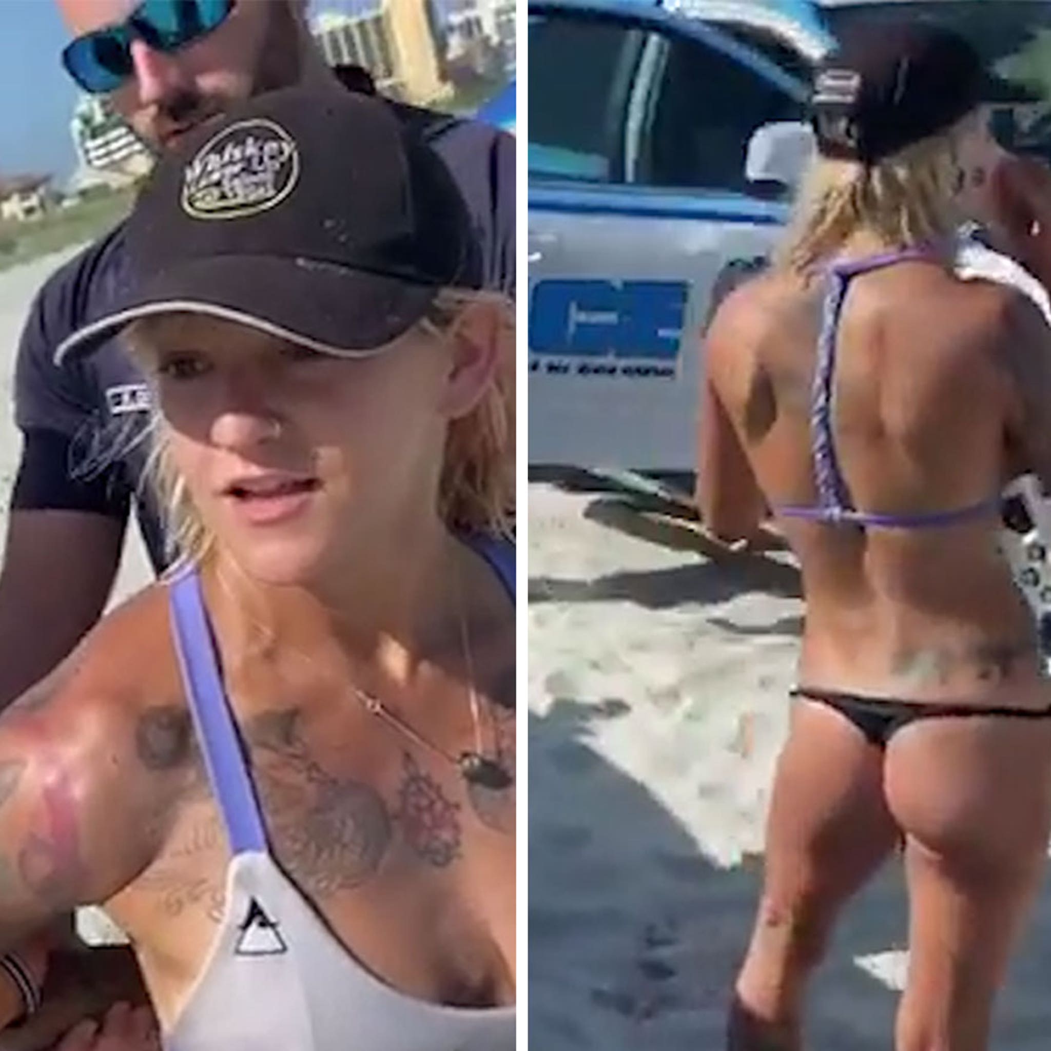 Woman detained by Myrtle Beach Police for wearing thong bikini