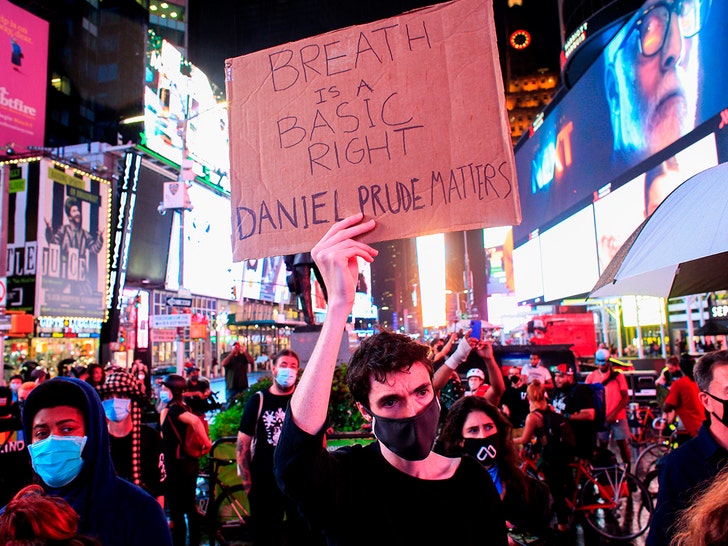 Daniel Prude Protest at Time Square