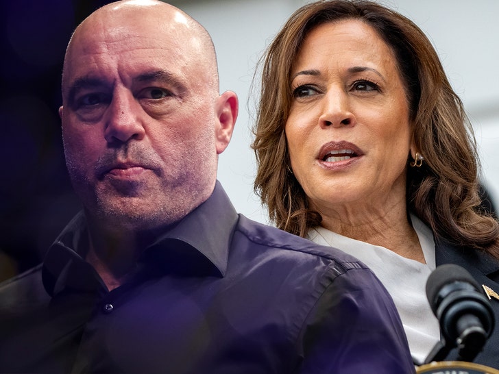 Joe Rogan e Kamala Harris Getty 1