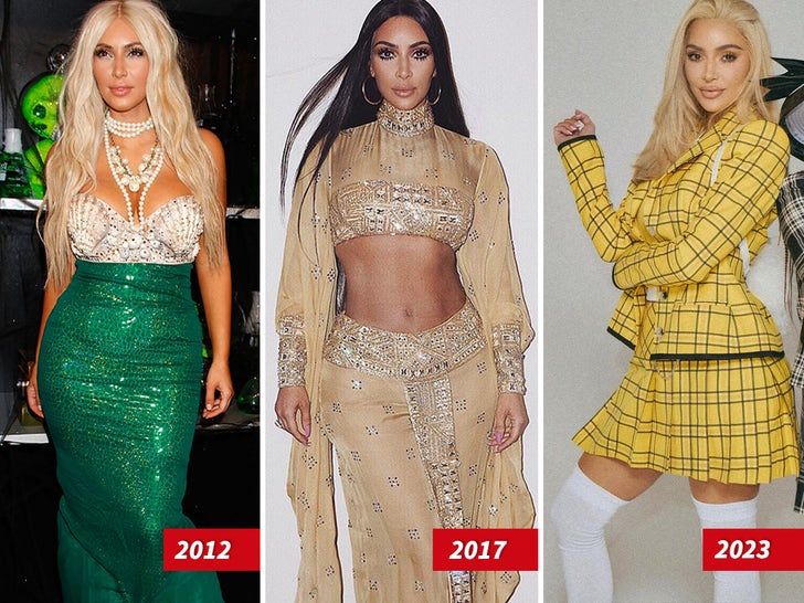 Kim Kardashian's Halloween Costumes Through The Years