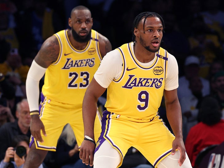 LeBron e Bronny James fazem história, primeira dupla pai-filho a dividir a quadra da NBA – sandesam.com