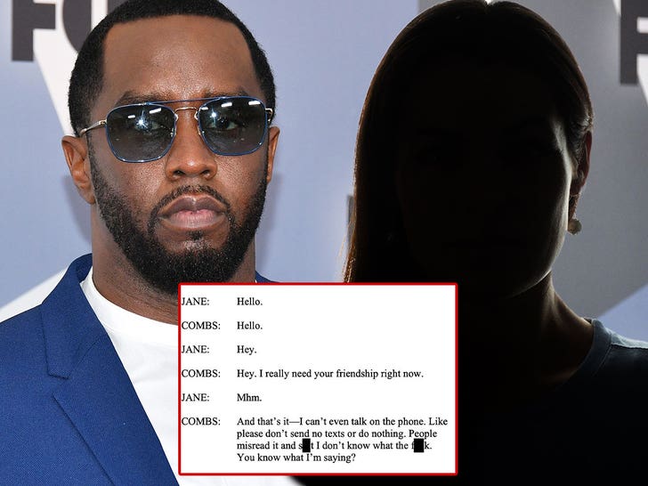 Diddy’s Conversation With ‘Jane’ Days After Cassie Filed Civil Lawsuit Revealed