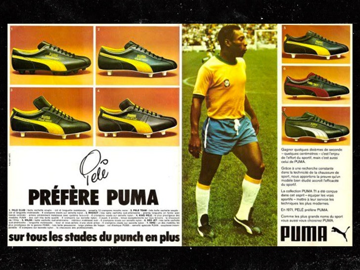 Antología Por ley ironía Pele Paid $120K To Tie Shoes In World Cup, Sparked Feud Between Puma, Adidas