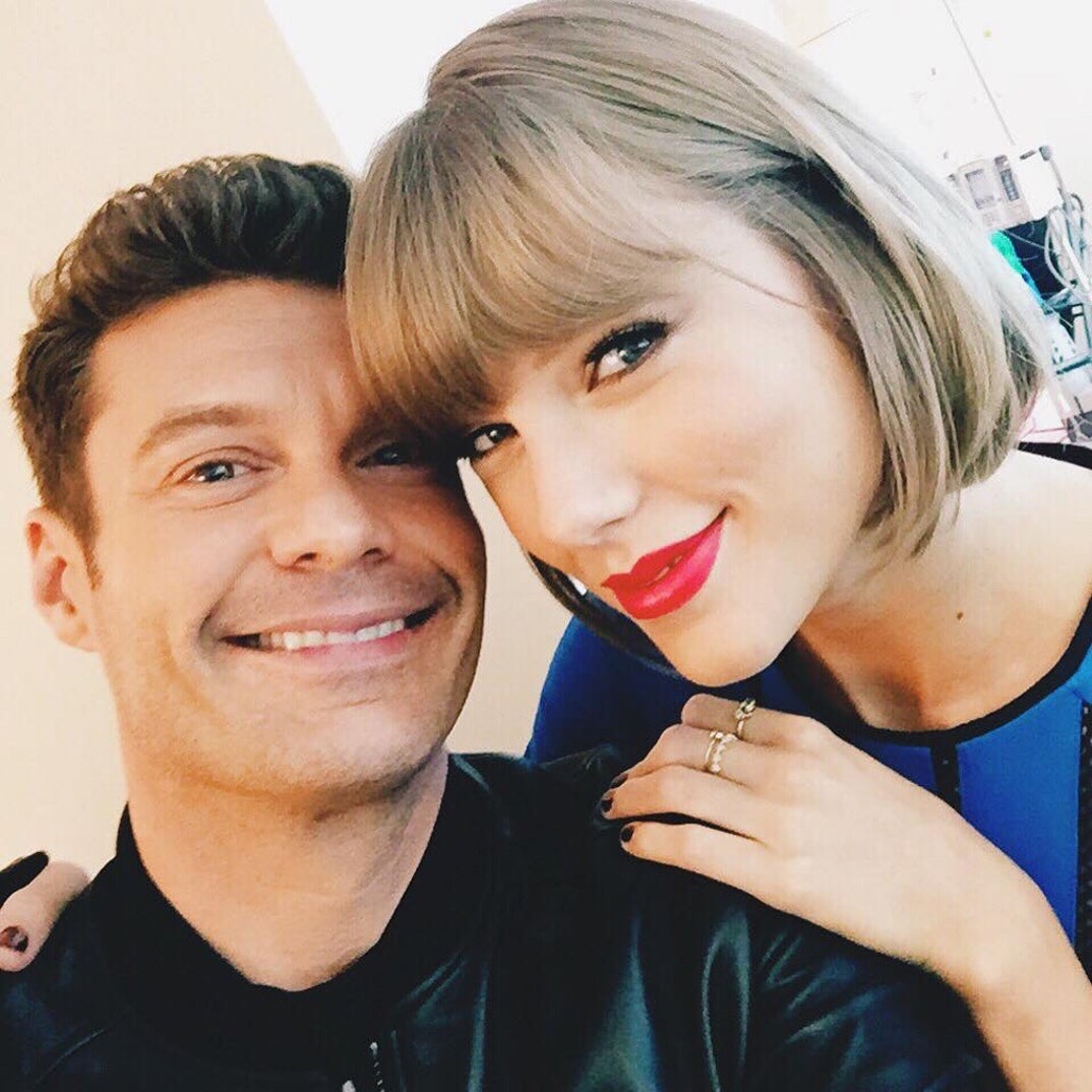 Ryan Seacrest and Taylor Swift