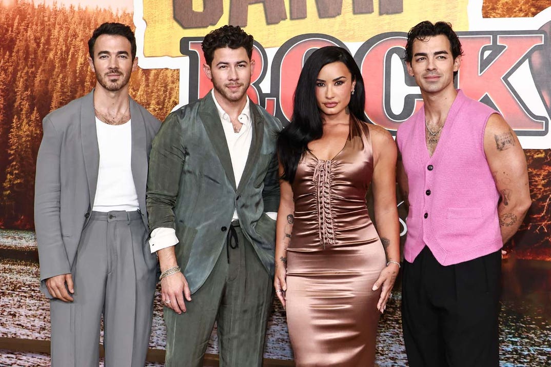 Demi Lovato and Jonas Brothers