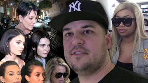 Rob Kardashian & Blac Chyna -- Secret Breakup Leads to Fight with Sisters ... Kylie's Digits Leaked