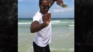 Rondae Hollis-Jefferson Finds $5 Bill In Ocean, Epic Celebration Ensues