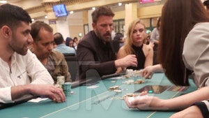 Ben Affleck Plays Poker Wasted at Casino After Halloween Party