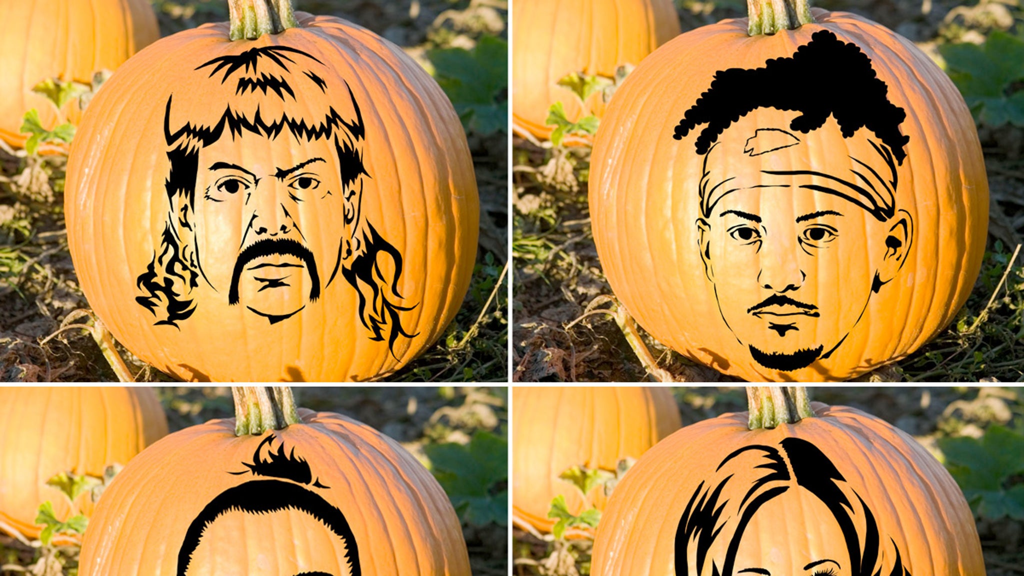 Celebrity Pumpkin Stencils Cut It Out 