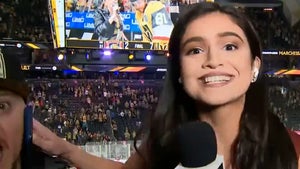 Stanley Cup Final Reporter Fends Off Annoying Fan During Live Shot