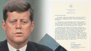 JFK Assassination Bloodstained Limousine Leather Sells for $46,865