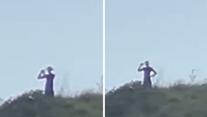 Seemingly Tall Alien-Like Creatures Filmed Roaming on Brazilian Hill