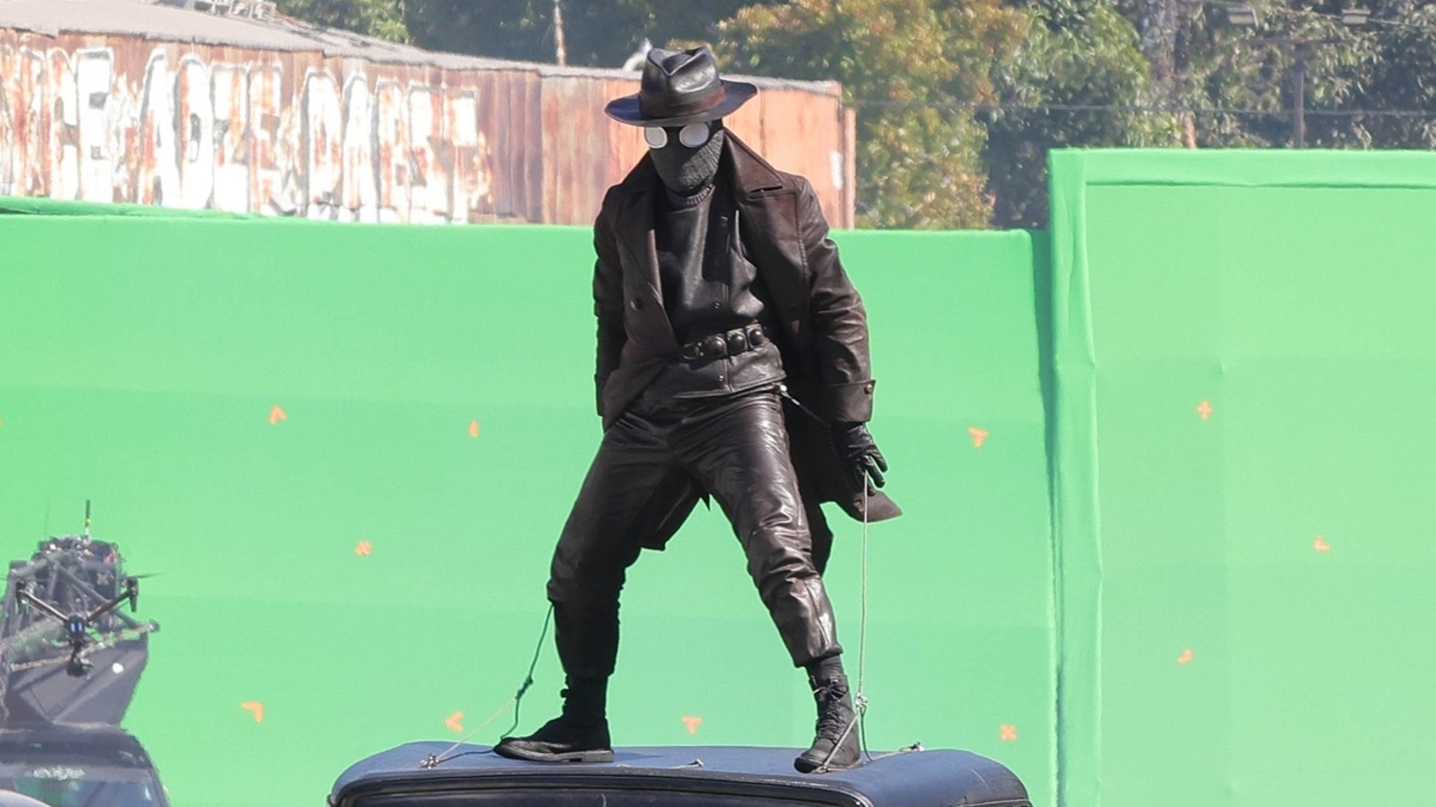 New ‘Spider-Noir’ Set Photos Show First Look at Nicolas Cage’s Live-Action Suit