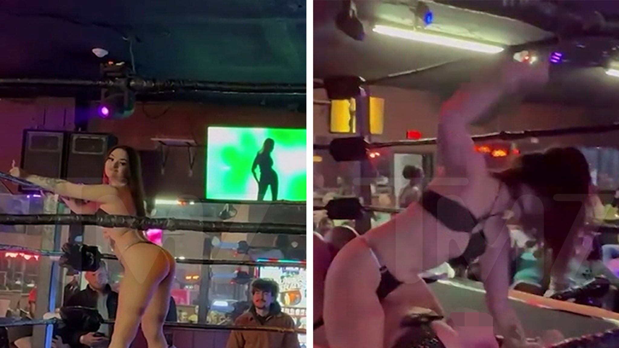 Strip Club Hosts Alabama Barker vs. Bhad Bhabie Impersonators Fight