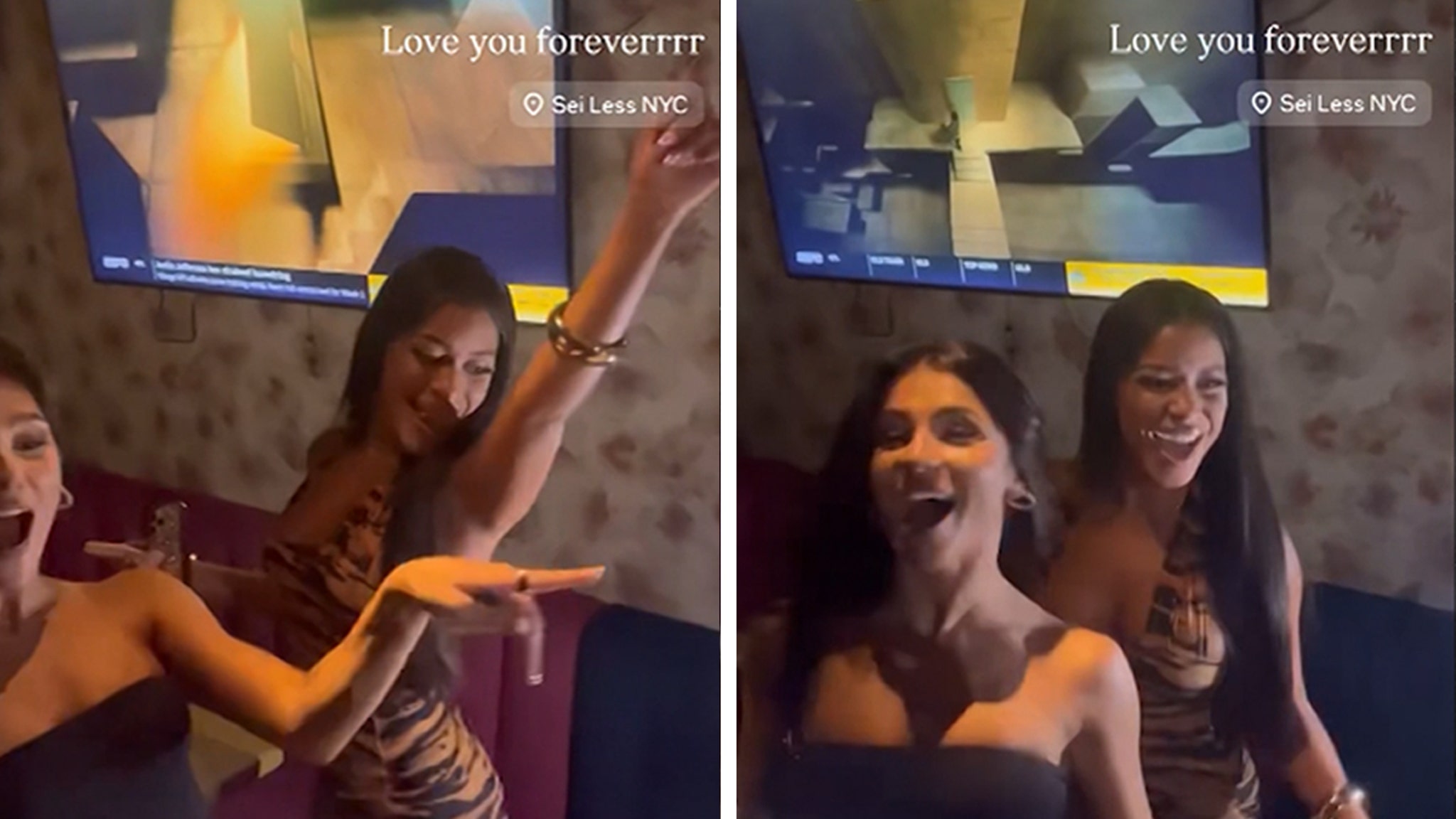 ‘Love Island USA’ Winner Amaya Espinal Dances with Knicks Dancers at NYC Restaurant