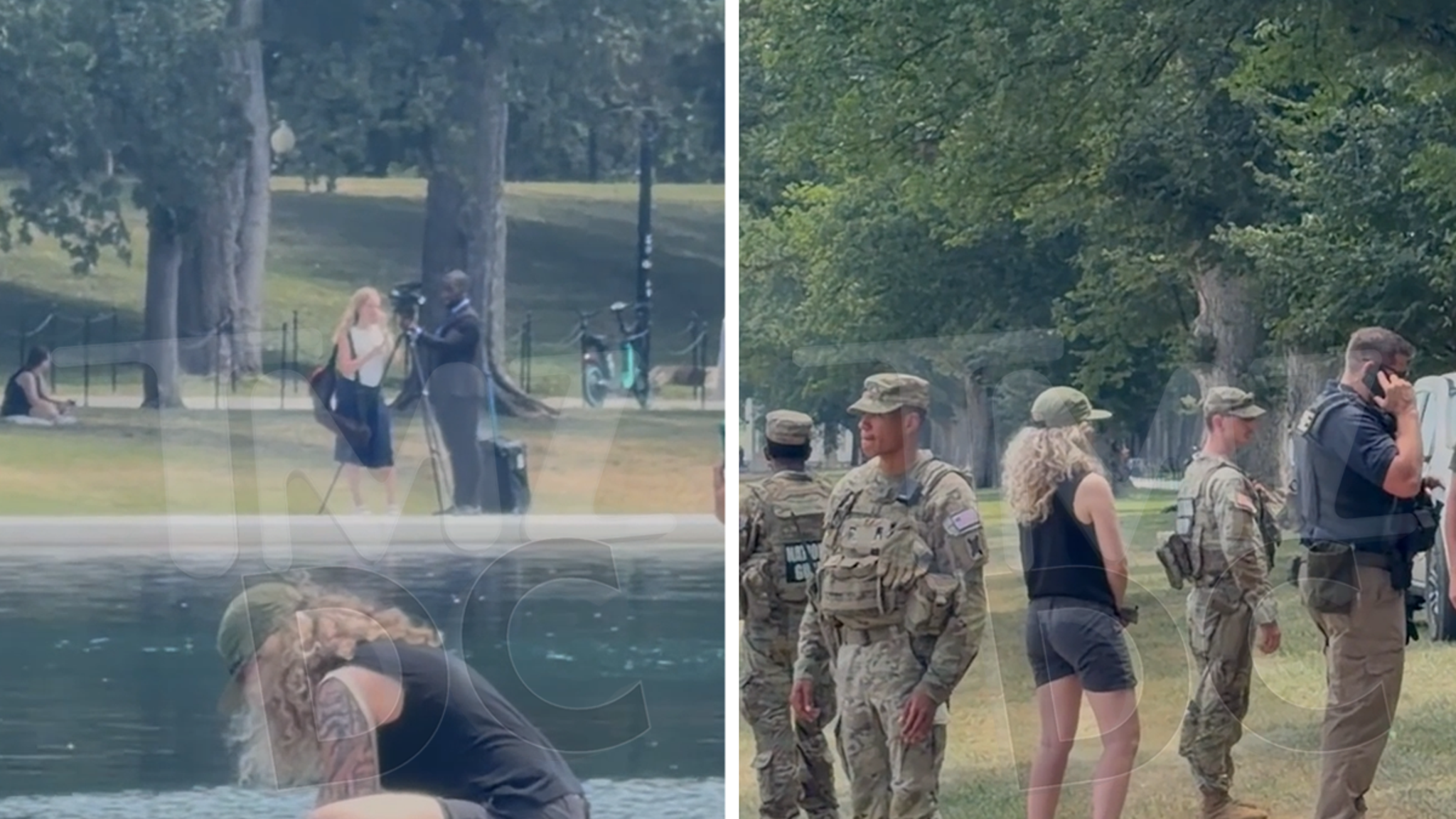 Woman Allegedly Cited After Dipping Hand Into Lincoln Memorial Reflecting Pool