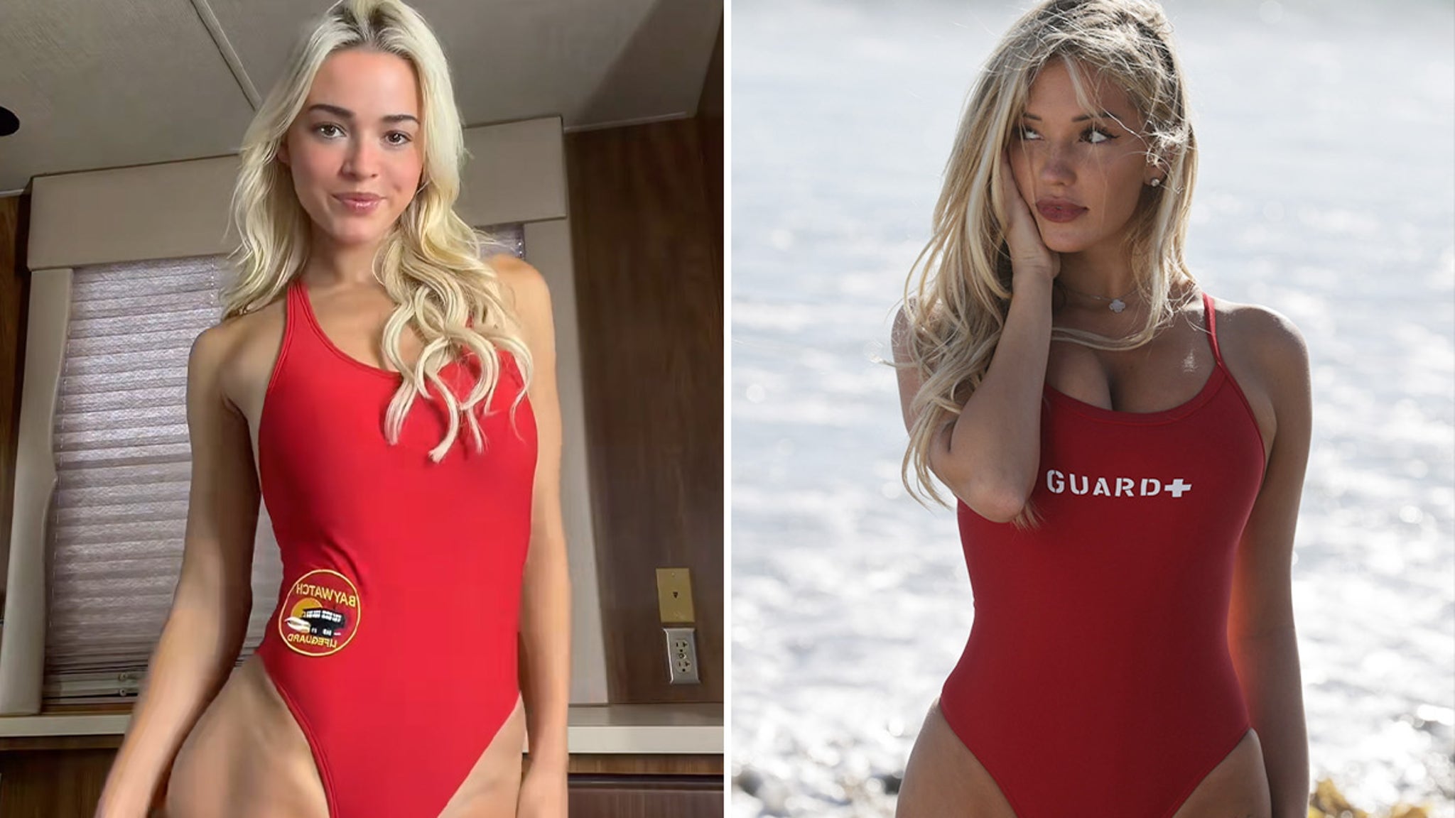 Blonde Bombshells Battle It Out: Who’s The Hottest in High-Cut Swimsuits?
