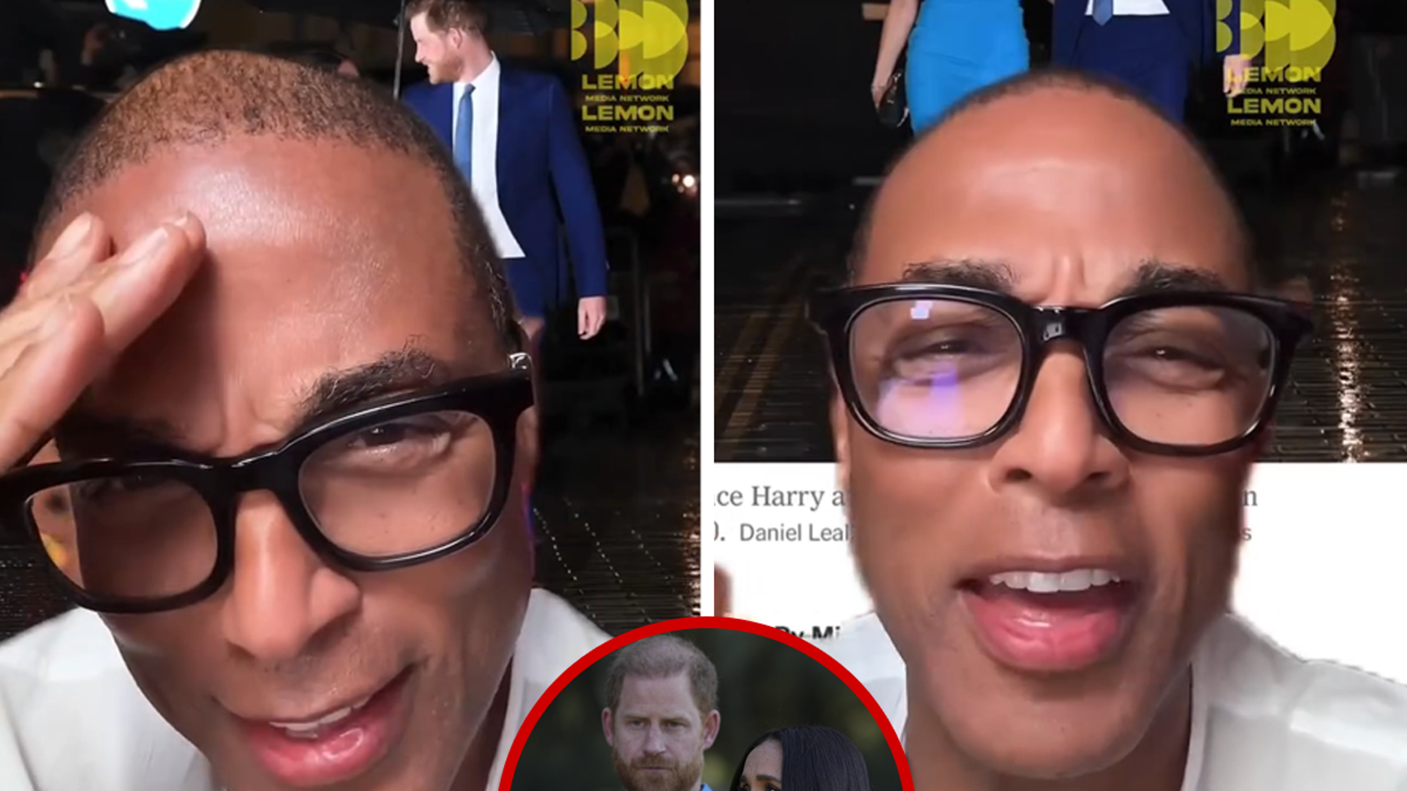 Don Lemon Reacts to Prince Harry, Meghan Markle's Move Back…