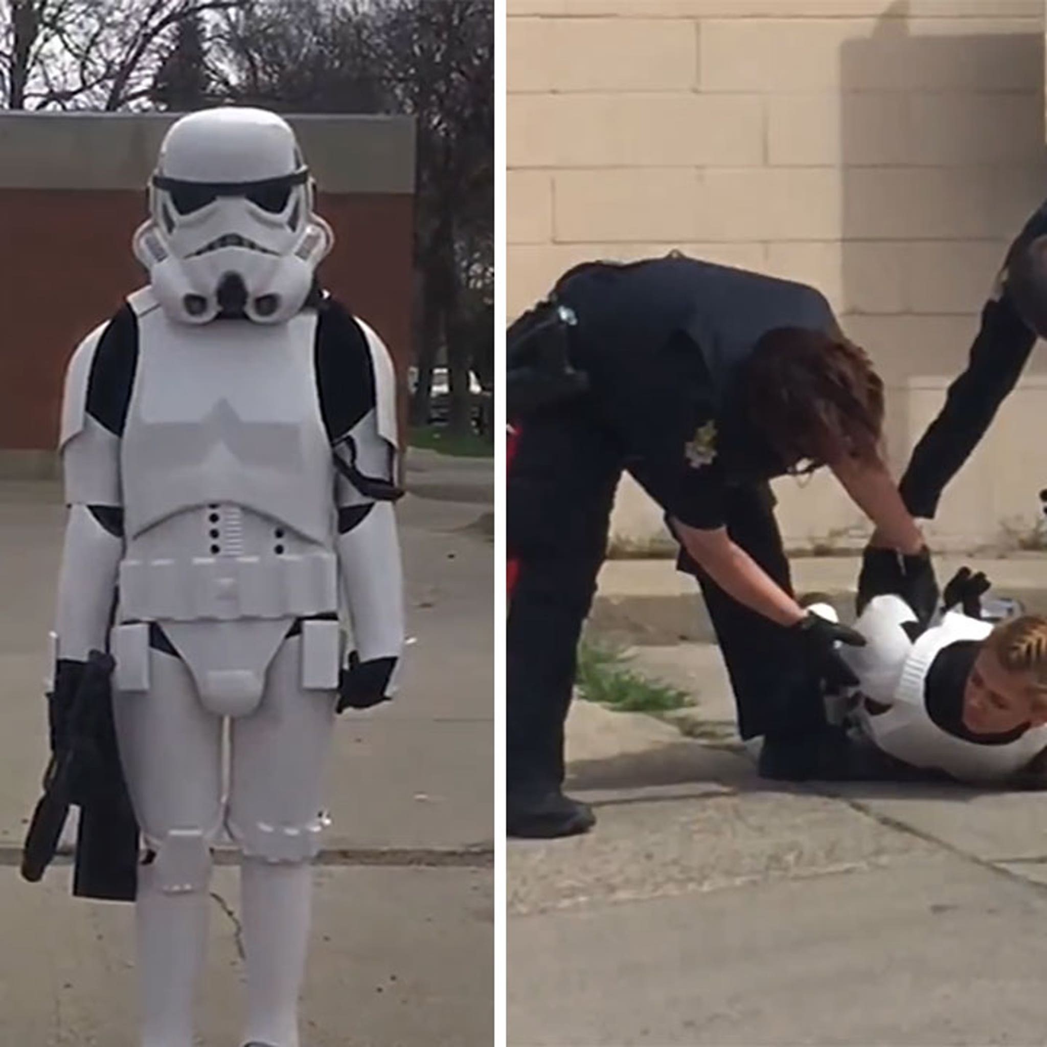Cops Take Down Stormtrooper For Toy Blaster On Star Wars Day