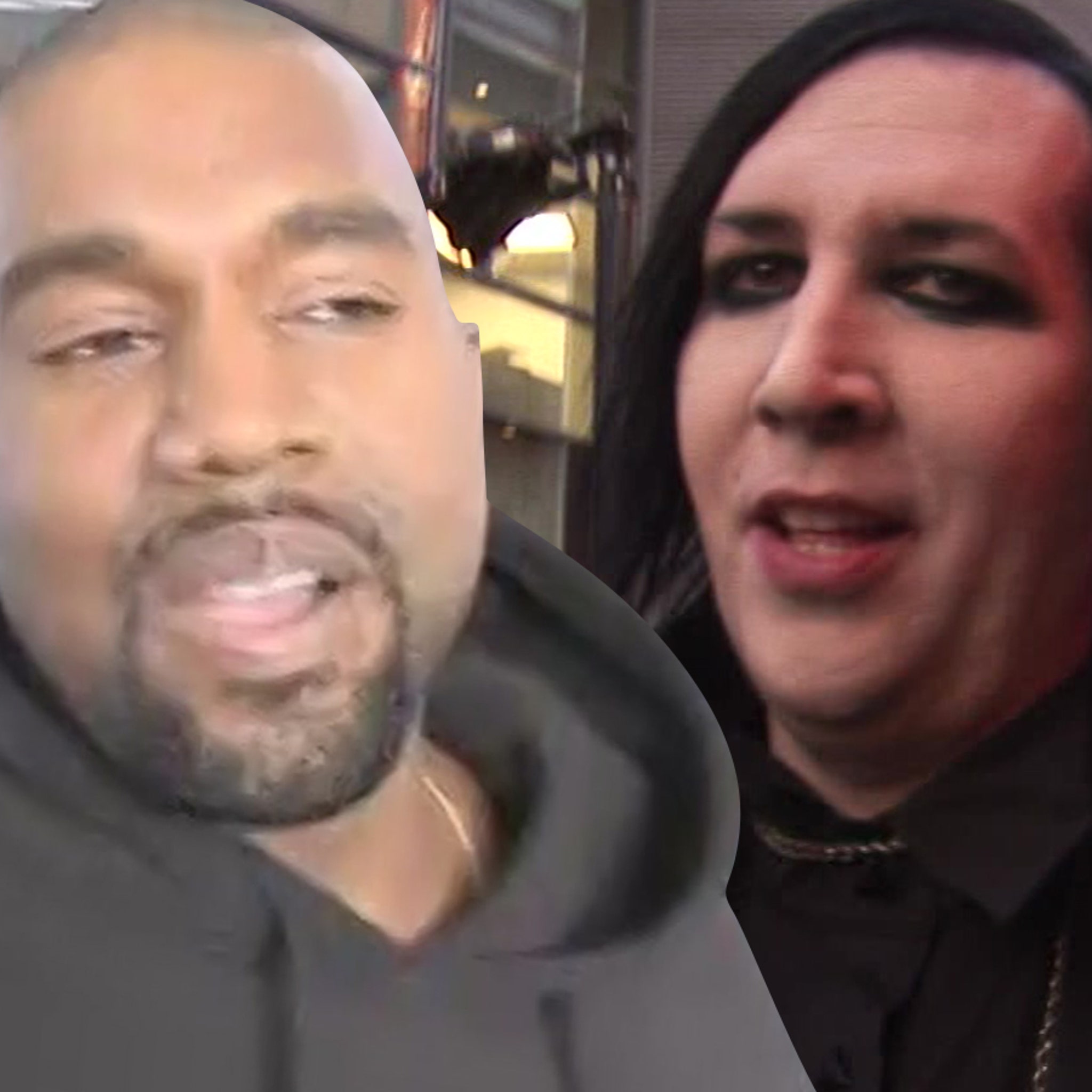 Kanye West Invites Marilyn Manson to Latest Sunday Service
