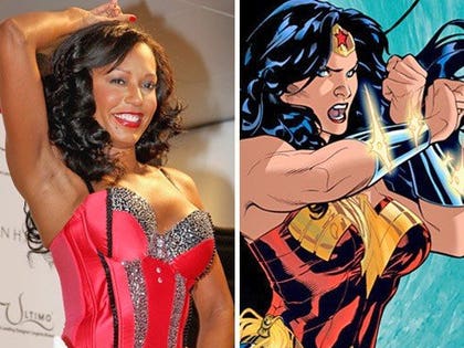 Mel B & Wonder Woman