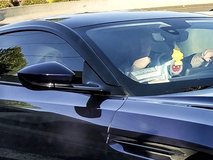 Megan Fox and MGK Go For A Ride