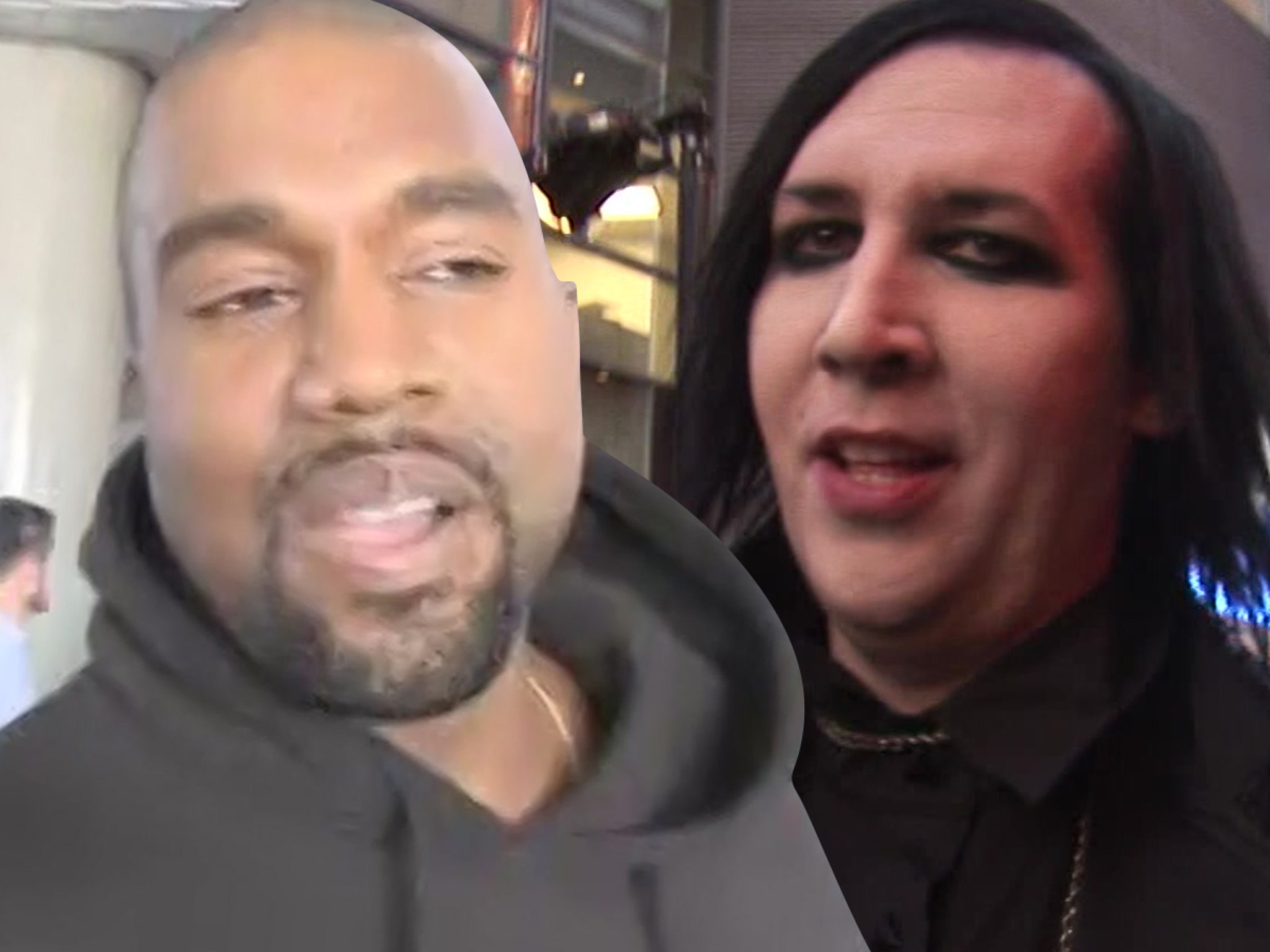 Kanye West Invites Marilyn Manson To Latest Sunday Service