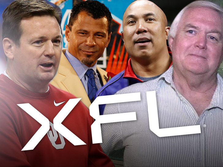 Wade Phillips, Bob Stoops, Hines Ward, Rod Woodson coaching in xfl