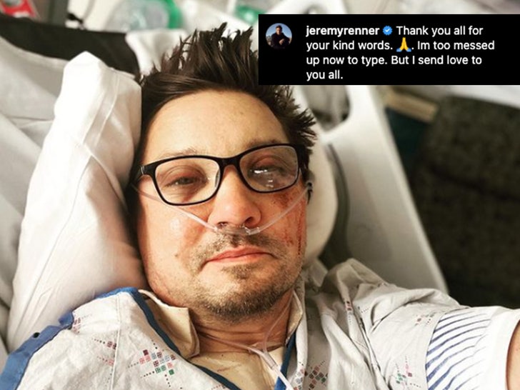 JEREMY RENNER CHEST COLLAPSED, SERIOUS BLEEDING After Plow Accident