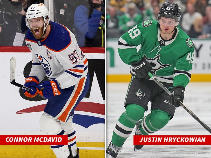 Connor McDavid y Justin Hryckowian Getty 1