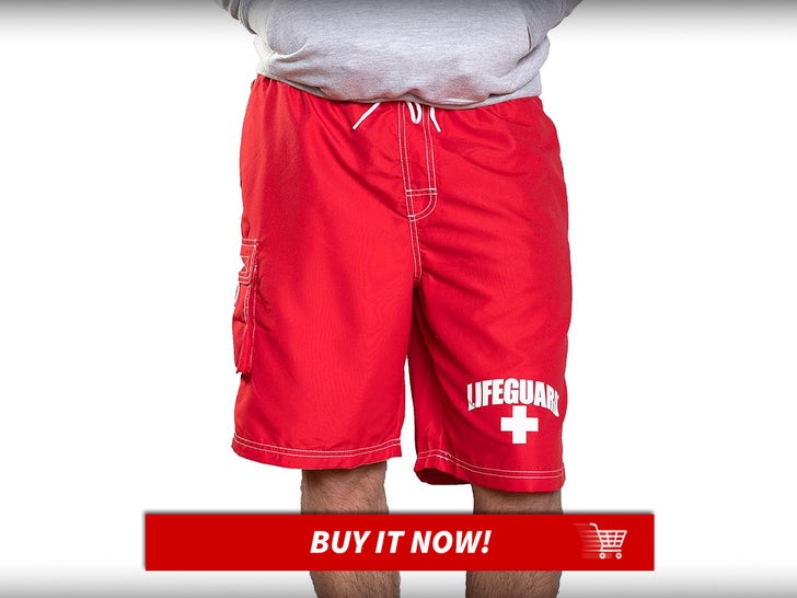Lifeguard-Licenza-ufficiale-Rosso-Uomo-Pantaloncini-da-tavola-Baywatch-Ispirati-Outfit-MAIN