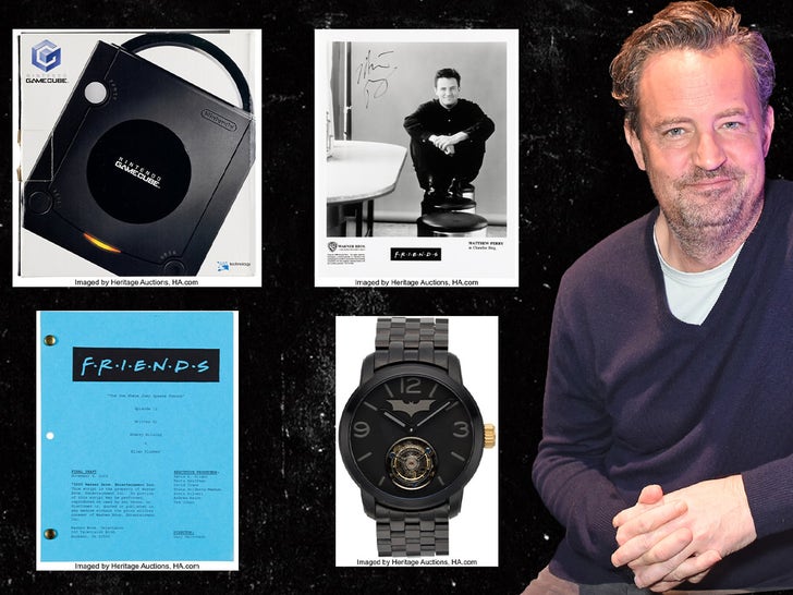 Matthew Perry 'Friends' And Personal Items For Sale