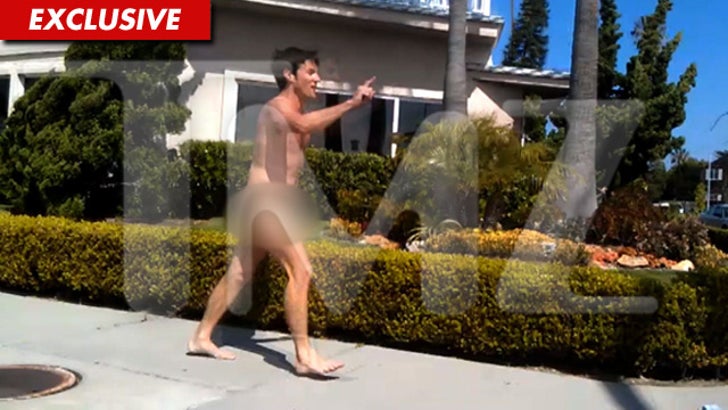 it was a naked man pounding the sidewalk in public -- now TMZ has obtained ...