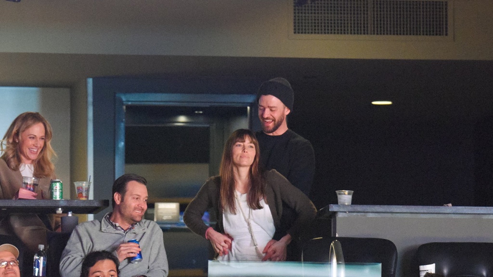 Justin Timberlake And Jessica Biel Getting Loose